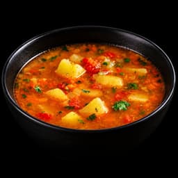 Ciorbă de cartofi cu afumătură