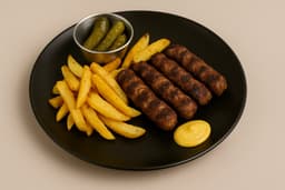 5 mici cu cartofi prăjiți