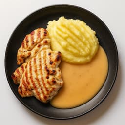 Piept de pui la grill cu garnitură + băutură