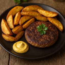 Chiftele de vită cu garnitură