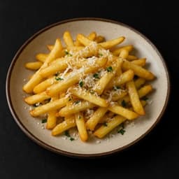Cartofi prăjiți cu usturoi și parmezan