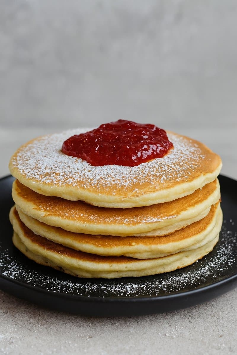 Clătite americane cu dulceață