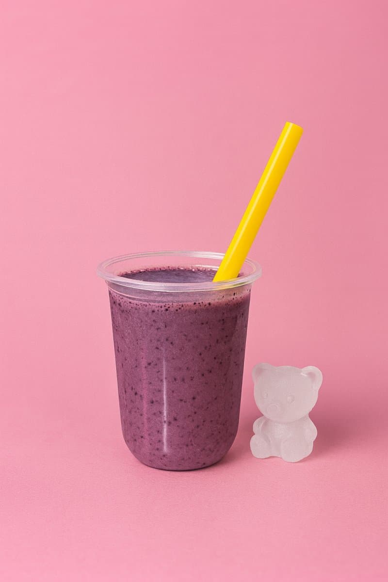 Smoothie cu afine și banane